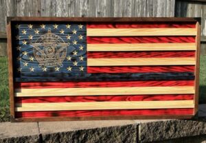 Challenge Coin Holder Flags