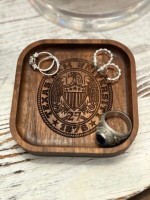 Texas A&M Aggie Ring Crest Tray– Personalized Class Year